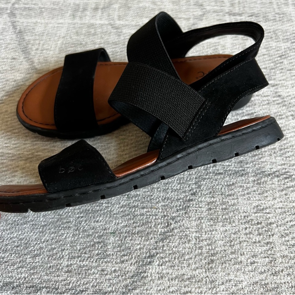 B.O.C Born Women's Black Brown Sandals Size 6 - Picture 3 of 10